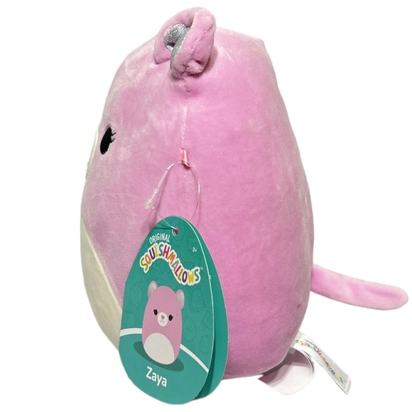 1 Squishmallow Cheetah, 7.5 Inch Plush Toy, Zaya, Light Pink, 3+ Years Old - Picture 3 of 6